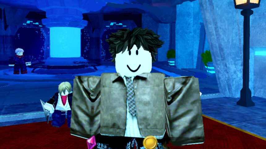 Anime Mysterious codes - picture of a Roblox player inside the game