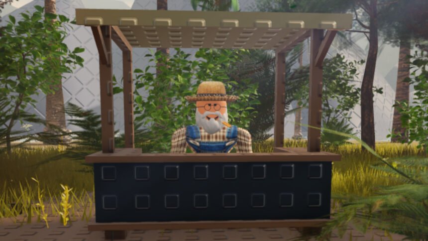 Bahay Kubo Garden codes: Mr Nonoy at his stand in the game