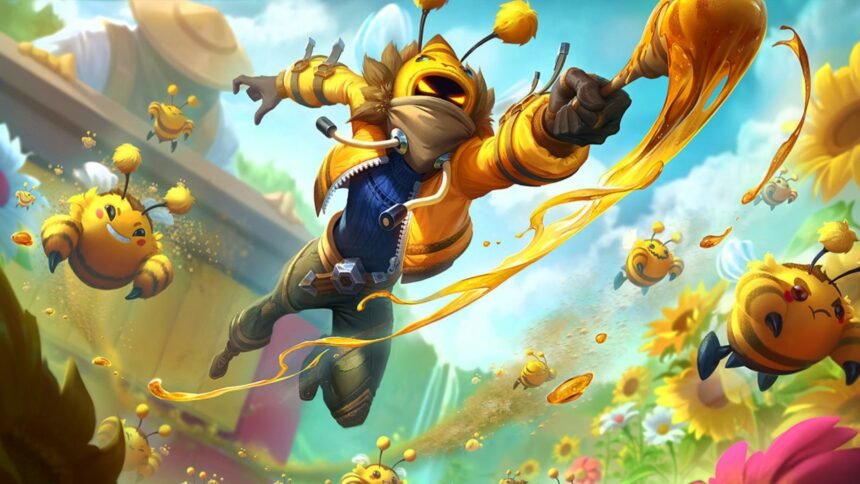 League of Legends augments: a humanoid dressed in a bee suit.