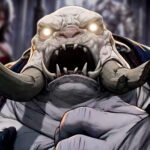 New Torchlight Infinite update SS14 introduces Tartarus and the third Youga hero trait - A beast with two giant tusks, one broken in half.