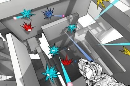 Vincit is a fast-paced multiplayer FPS that blends quick movement, bullet parrying, and spell slinging